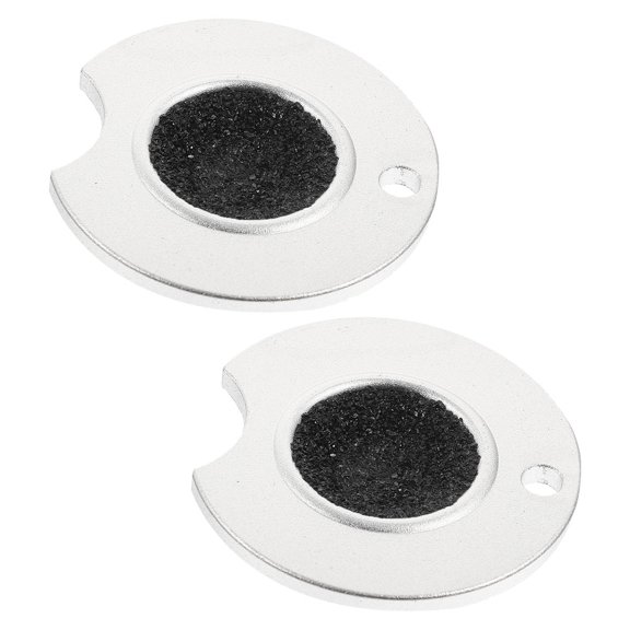 2 Pcs Billiard Accessories Pointed Shaper Pool Cue Billiards Compressor Silver