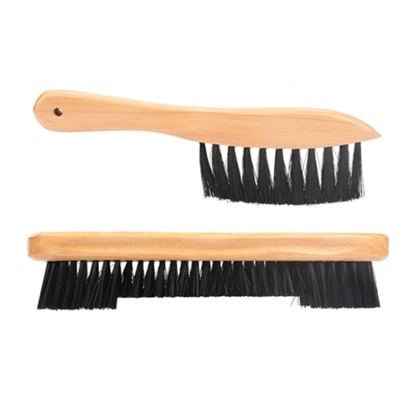2 Pcs Billiards Pool Table Rail Brush Set Cleaning Tools Accessory Wood Handle Snooker Table Bed and Corner Sweeper Maintenance Kit 8.24 inches / 20.9 cm and 9.05 inches / 23 cm