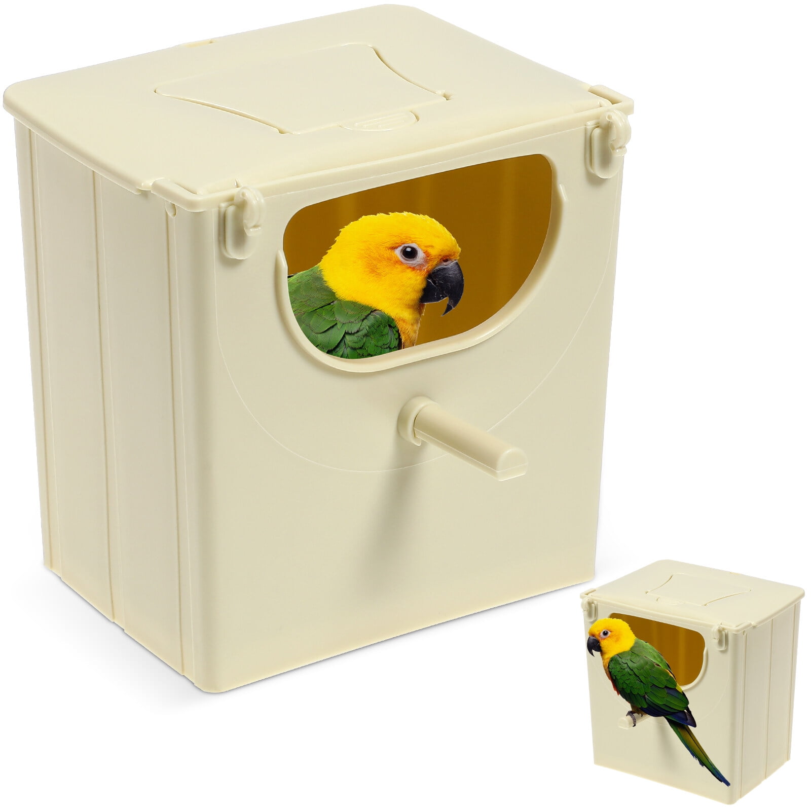2 Pcs Bird Breeding Box Macaw Cage Nesting Boxes for Chicken Coop Cages ... - Unique Nesting Boxes For Noble Macaws