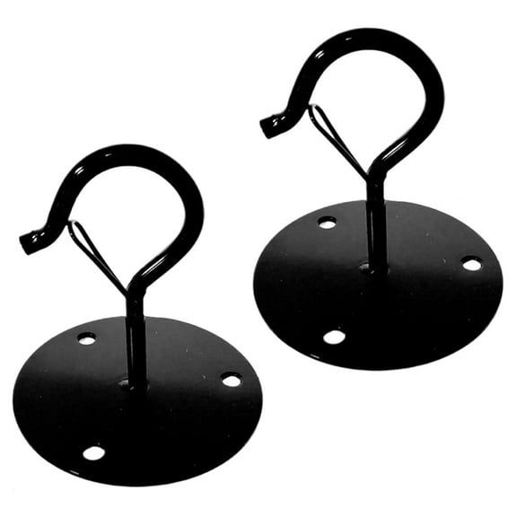 2 Pcs Bird Feeders for Outdoors Decoration Hooks Flower Pot Hangers Planter Hooks Iron Decorative Hook Flower Basket Hook Lantern Hook Anti-falling Spring Ceiling Suspension Hook Decorate Carbon Steel