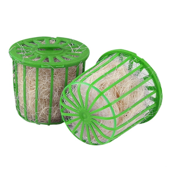 2 Pcs Bird Food Baskets, Plastic Parrot Foraging Toys, Cage Treat Feeders