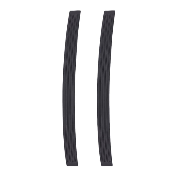 2 Pcs Black Car Bumper Strip Threshold Protector, Anti-Scratch Rubber Door Sill Guards, Trunk Strip Accessories
