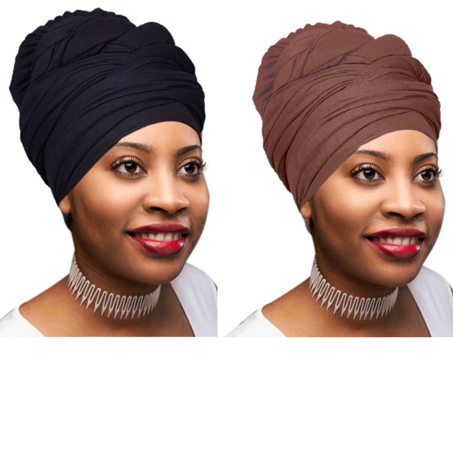 Turban Perruque Chimiothérapie - Couleur Chocolate Copper Wick Clear - Dorothée 627c - Neuf Avec étiquettes