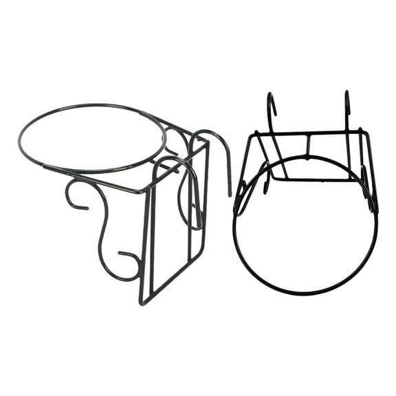 2 Pcs Hanging Bonsai Rack Flower Pot Decorative Planter Holder