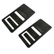 2 Pcs Black RV Refrigerator Airing Device, Compatible for Dometic DM26XX DM28XX RV Refrigerator Airing Device Service Kit