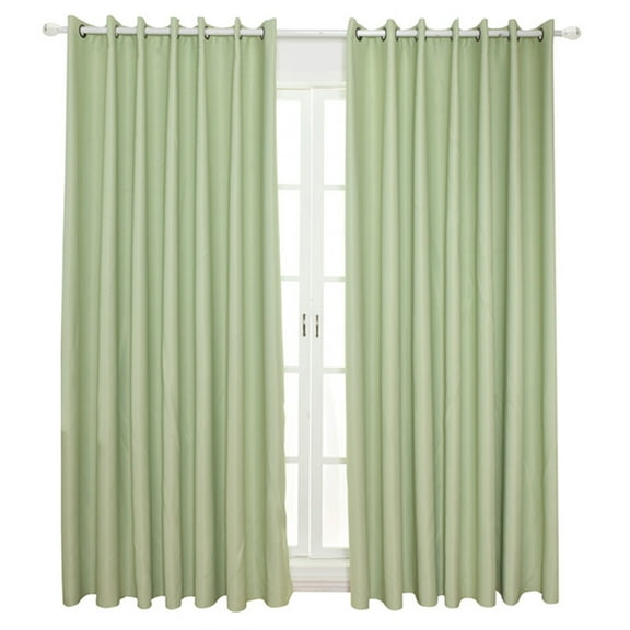 2 Pcs Window Room Darkening Curtains Weakening Sunlight Intensity