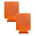 thumbnail image 1 of 2 Pcs Blank Can Cooler Sleeve Foam Collapsible Cooler Can Cover Insulated Can Cooler Beer Cover & Soda Can Cover Cooler Can Covers for Vinyl Projects Wedding Favors & Gifts, 4.92x3.93 Inch, Orange, 1 of 4