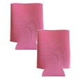 thumbnail image 1 of 2 Pcs Blank Can Cooler Sleeve Foam Collapsible Cooler Can Cover Insulated Can Cooler Beer Cover & Soda Can Cover Cooler Can Covers for Vinyl Projects Wedding Favors & Gifts, 4.92x3.93 Inch, Pink, 1 of 3