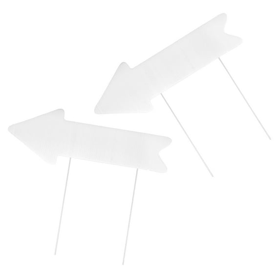 2 Pcs Adjustable Tracks Wedding Napkin Rings Yard Sign