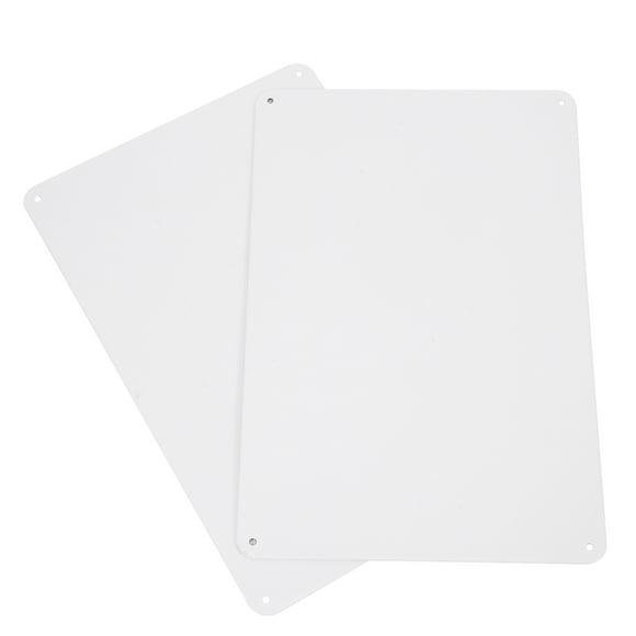 2 Pcs Blank Sign Signs Sublimation Metal Sign Blank Blank Street Sign Sublimation Plate