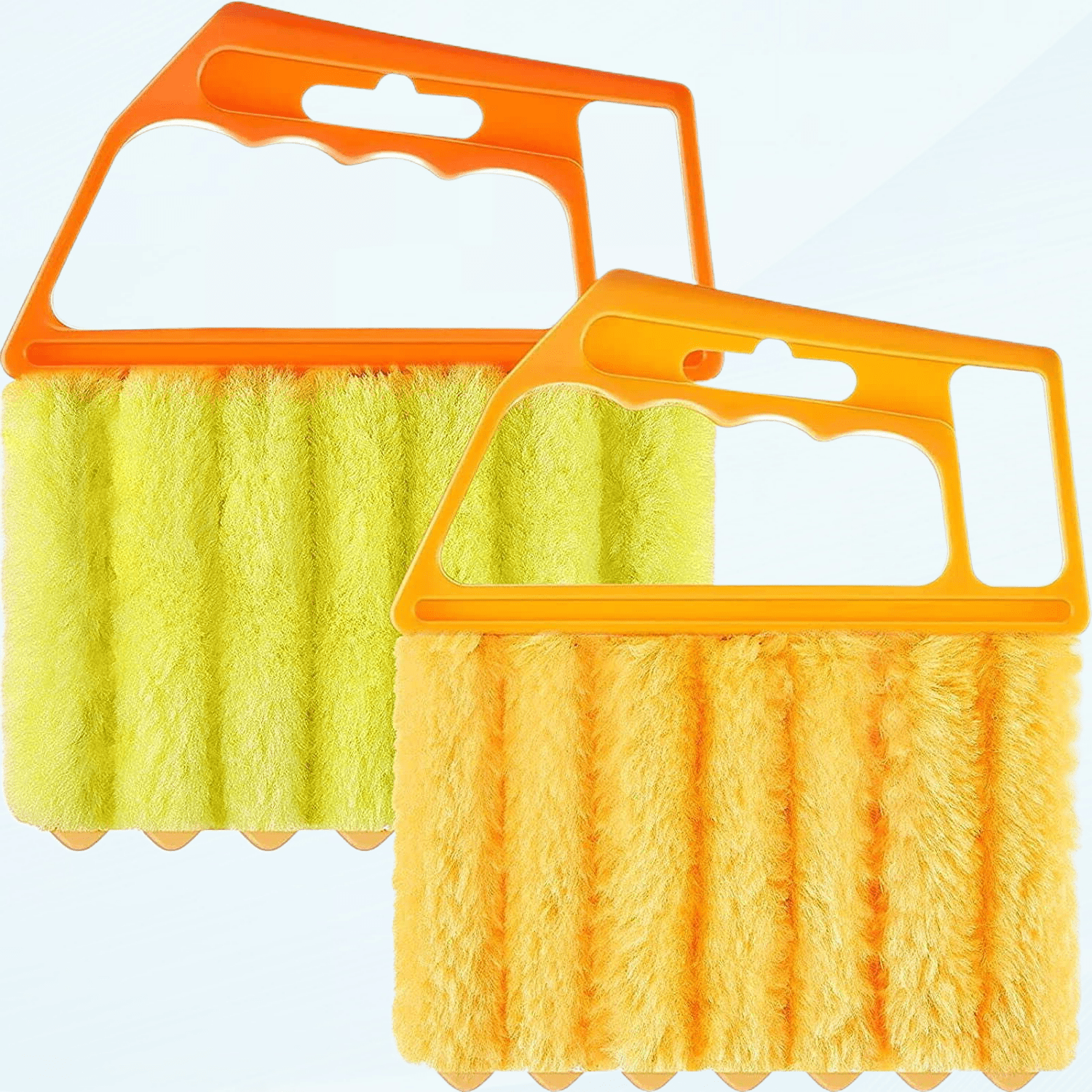 2 Pcs Blind Cleaner - Washable Window Blind Cleaner Duster Tool, Hand-Held Blind Duster for Wood Dlinds Mini Duster Brush Blind Dust Cleaner Venetian Shades Brush Window Air Conditioner Duster Dirt