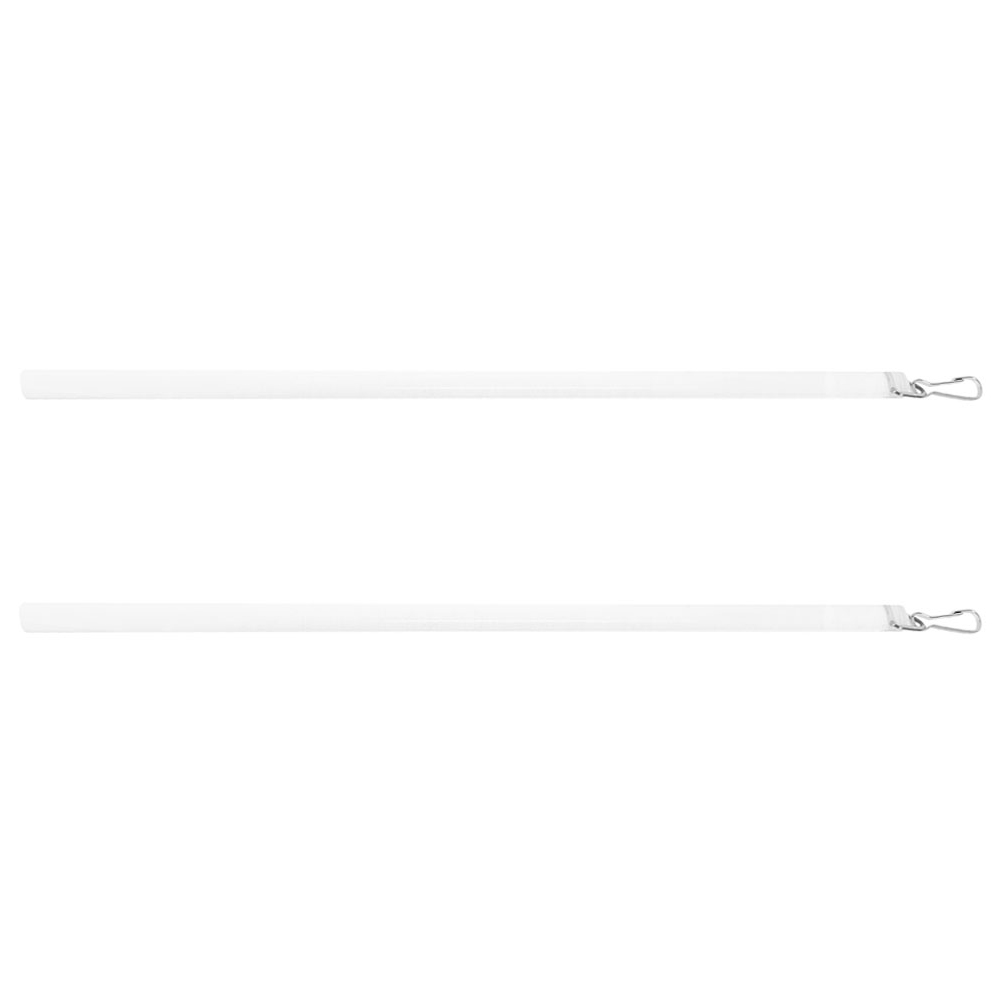 2 Pcs Blind Hook Sheer Curtains Vertical Blinds Rod Blind Rod with Hook