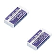 thumbnail image 1 of 2 Pcs Block Eraser Small White, Rubbers Erasers for Adults, Soft Art Erasers for Writing Drawing, 1.5 x 0.78 x 0.3 Inch, 1 of 9