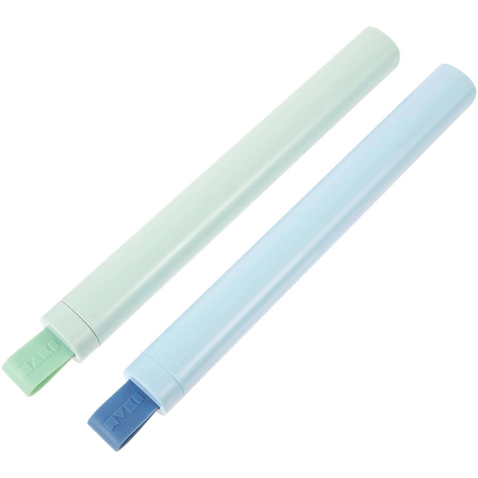 2 Pcs Blue Toothbrush Case Portable Toothbrush Case Brush Holder