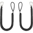 2 Pcs Boat Bungee Dock Lines, 4 Feet Mooring Rope for Docking Stretches ...