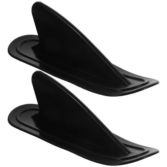 TABLZONE HomeMaxs Inflatable Boat Accessories Shark-fin Shape for Surfboard Compatibility Black 2 Pcs