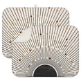 thumbnail image 1 of 2 Pcs Boho Dish Drying Mat - 18 X 24 Inch Absorbent Microfiber Kitchen Counter Mat – Quick-Dry Dish Rack Alternative, Kitchen Decor Dish Drying Pad for Dishes, Cups, Utensils, Pots & Pans, 1 of 3