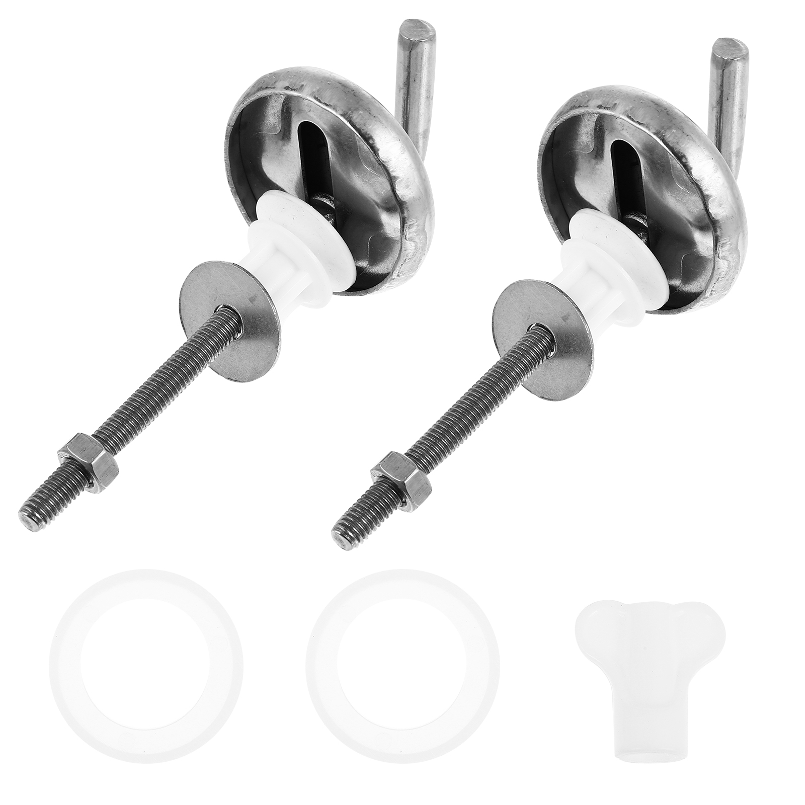 2 Pcs Bolts Toilet Seat Replacing Screws Toilet Seat Hinge Screws