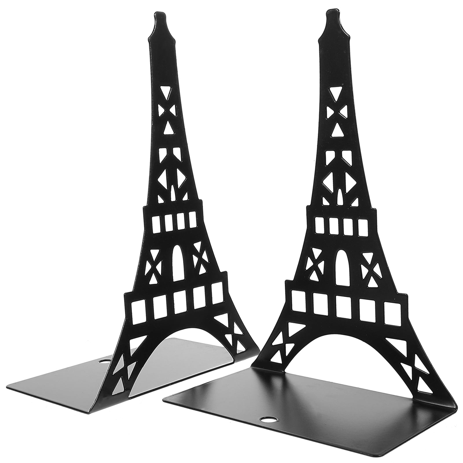 2 Pcs Bookend Cases Metal Bookends Reading Stands under Desk Shelf