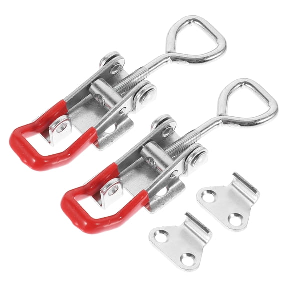 2 Pcs Metal Toggle Latch Clamps Adjustable Heavy Duty Toggle Clamp Latch for Industrial and Use