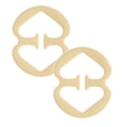 thumbnail image 1 of 2 Pcs Racerback Bra Clip Bra Strap Clip Converter for Slipping Strap Bra Strap Holder Plastic Fastener for Women Adjustable Multi Function, 1.77x1.06 Inch, Beige, 1 of 1