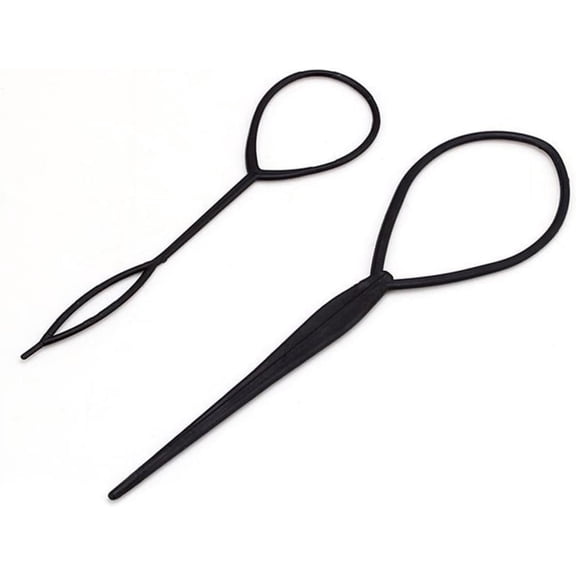 2 Pcs Braiding Hair Accessories Tools for Hair Styling Tools Topsy Tail Girl Hair Accessories Topsy Tail Hair Tool Hairdressing Tool Crochet Braids Hairstyle Maker Ball Head