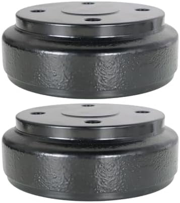 2 Pcs Brake Drum, Golf Cart Rear Brake Drum, Replacement for Club Car DS 1995, Replacement for Club Car Precedent 2004+, 101791101, 101823201