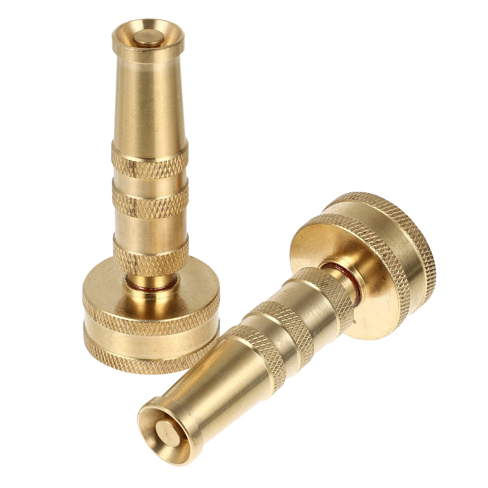 2 Pcs Brass Outdoor Sprinkler Water Hose Nozzle Agricultural Sprayer