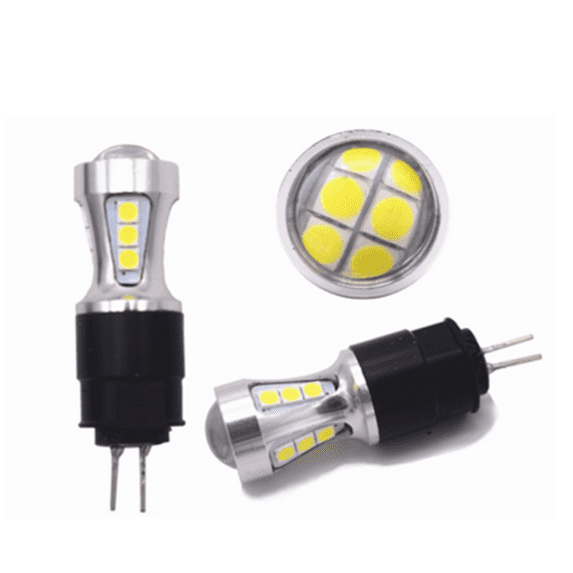 2 Pcs Bright White LED DRL IP67 For Citroen C5 &Peugeot Replace hp24w G4 Bulbs
