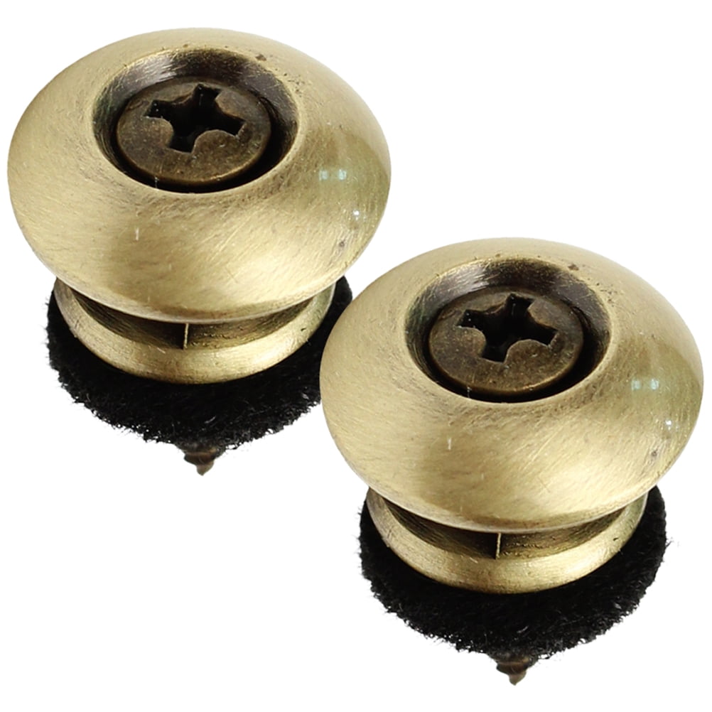 4 Pezzi Blocca Cinghia Chitarra Elettrica In Metallo Pulsanti - Foto 11