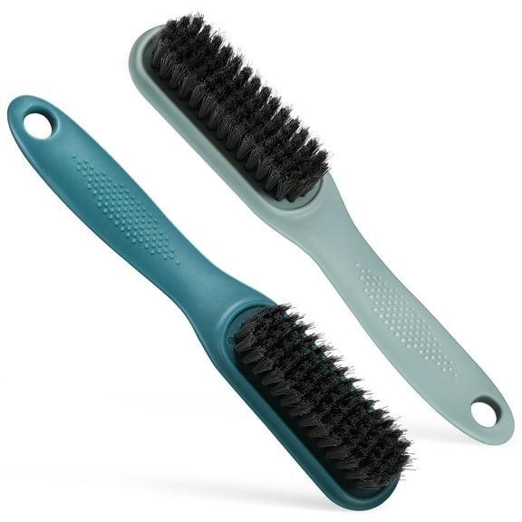 2 Pcs Brush Shoe Scrubber for Polishing Cleaning Plastic Scrapper Coats Boot Scraper Outdoor