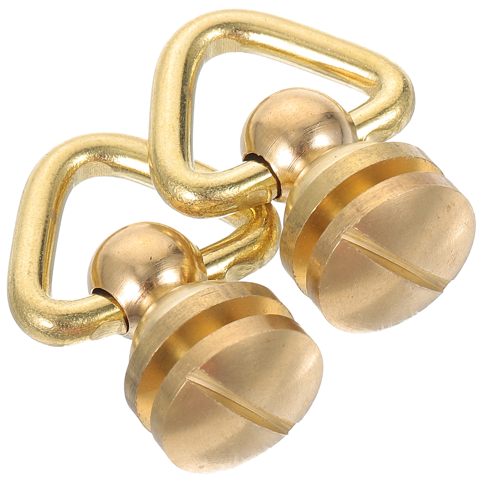 2 Pcs Buckle Leathercraft Handbags Metal Rings Purse Purses Fasteners