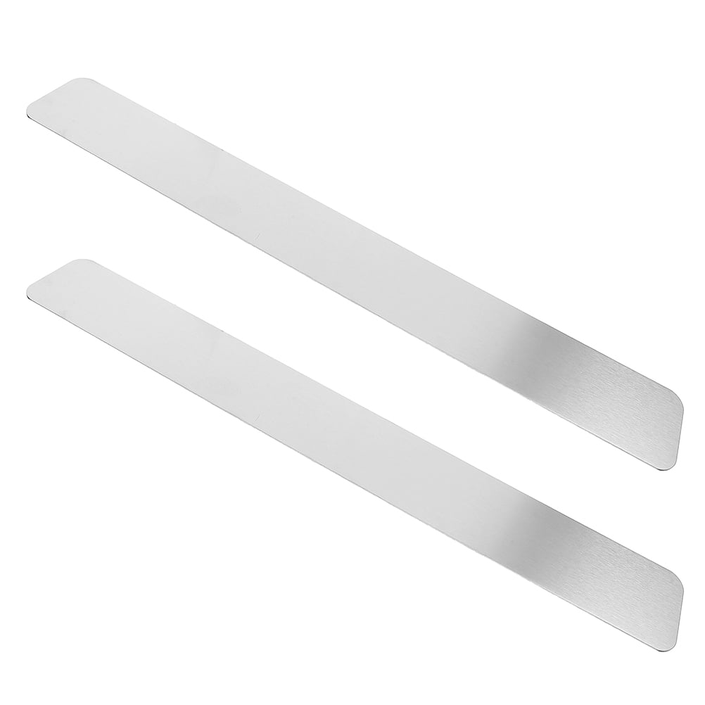 2 Pcs Bulletin Board Iron Sheet Bulletin Board Strip for Photo Adhesive