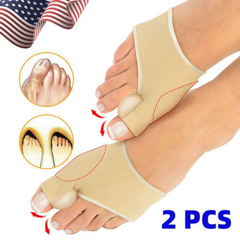 2 Pcs Bunion Corrector Orthopedic Straightener Adjuster Brace Foot