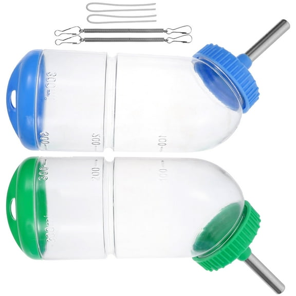 2 Pcs Bunny Water Dispenser Large Rabbit Bottle Pet Fountain