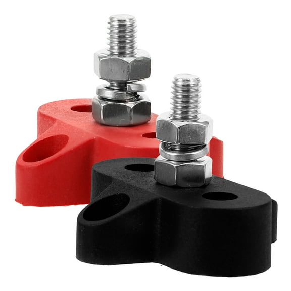 2pcs Terminal Bus Bar Power Distribution Block Strip