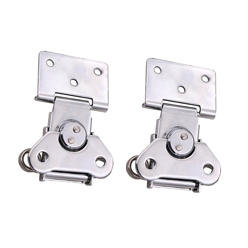 2 Pcs Butterfly Steel Spring Loaded Butterflies Latches Metal Stand