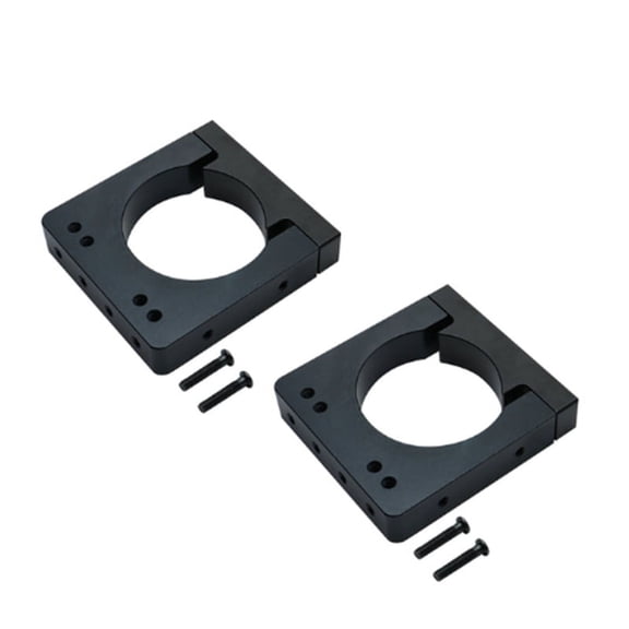 2 Pcs CNC Engraving Machine Diameter 65mm Spindle Motor Fixture Aluminum Support Mounting Base Bracket(65mm)