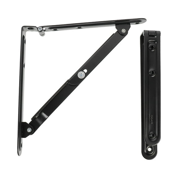 2 Pcs Cabinet Hinges Wall Mounted Partition Bracket