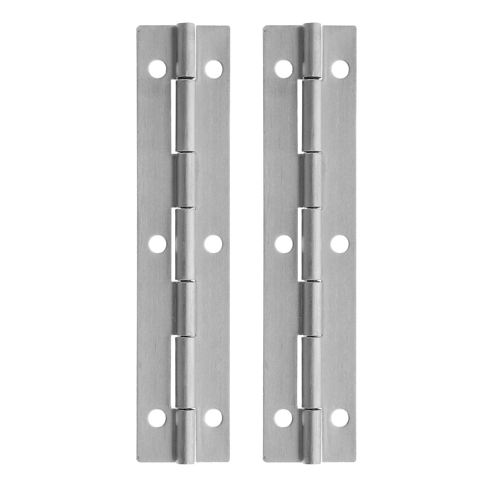 Long Brass Piano Hinges 7.5 Inch - 90 Degree Stop Hinges For Boxes, Cases & Humidors