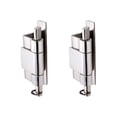 thumbnail image 1 of 2 Pcs Cabinet Hinge Cupboard Hinges Face Mount Satin Kitchen Doors Thickened Bed Frame Connectors, 1 of 6