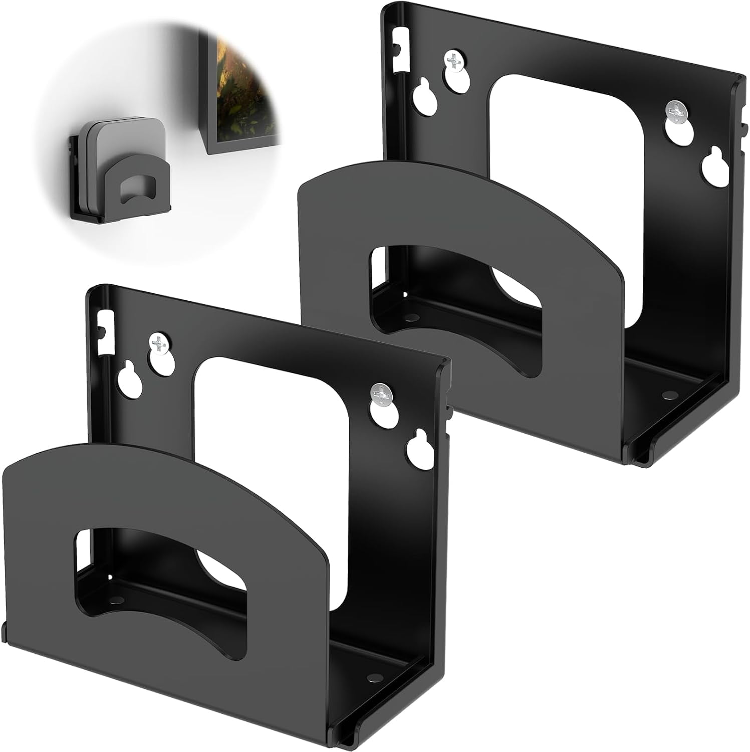 Cable Mount Small 2 Pcs Cable Box Mount, Adjustable Wall Mount Holder - Walmart.com
