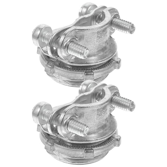 2 Pcs Cable Connector 1/2 Inch Clamp Electrical Conduit Connectors Strain Relief Cord