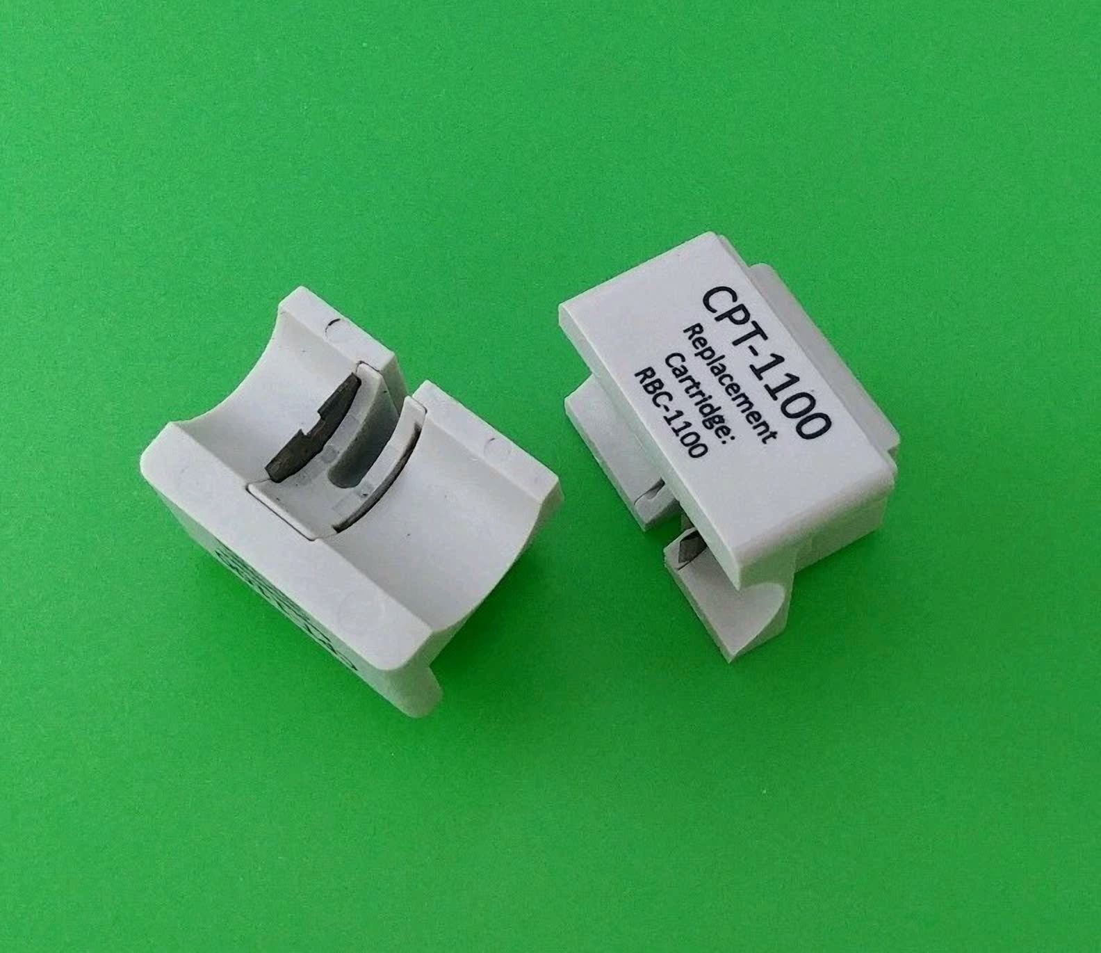 (2 Pcs) Cable Prep Rbc-1100 Replacement Blade Cartridge For Cpt-1100