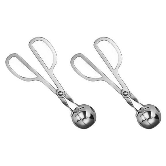 NIAIZEK 2-Pack Stainless Steel Meatball Makers Kitchen Tools Set for Easy Cooking and Food Preparation