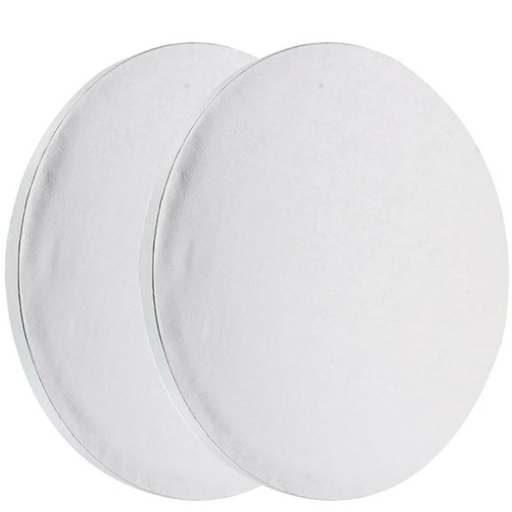 2 Pcs Cake Transfer Board Drums Rounds Pan Plate Multi-function Accessories Aluminum Foil