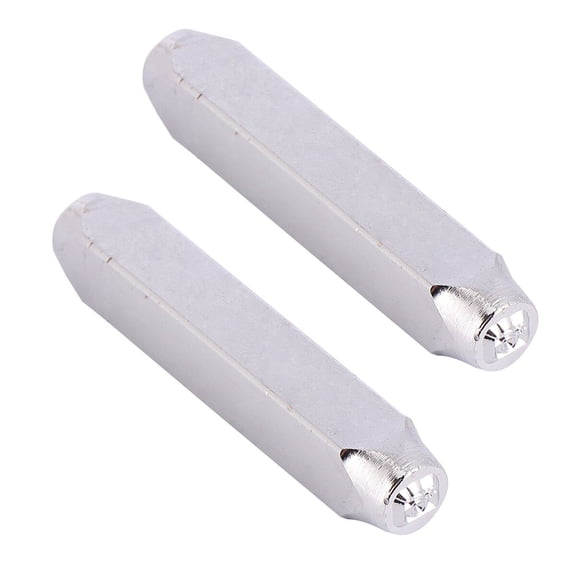 2 Pcs Camera Seal Stamp Hole Punch Steel Stamps Steel Stamping Tools Number Punch Tool Steel Craft Stamp Tool
