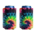 thumbnail image 1 of 2 Pcs Can Cooler Sleeves Insulated Collapsible Beer Can Sleeve Colorful Soda Beer Can Covers for Bulk for Soda, 1 of 3