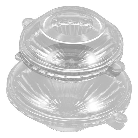 IBASETOY 2Pcs Clear Plastic Candle Molds for DIY Floating Candle Making and Casting