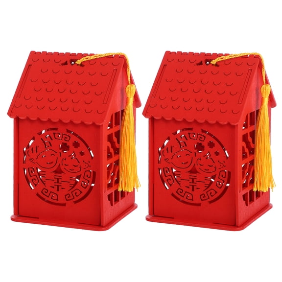 2 Pcs Candy Box Chinese Style Candy Bags Romantic Wedding Favors Wedding Decorations